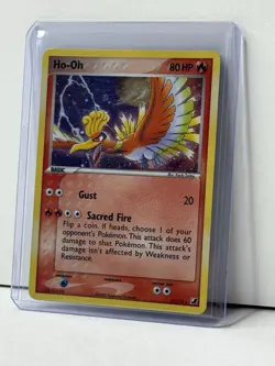 Ho-Oh 27/115 Holo Rare | HP | Unseen Forces | Pokemon TCG - VINTAGE 2005 - Image 2