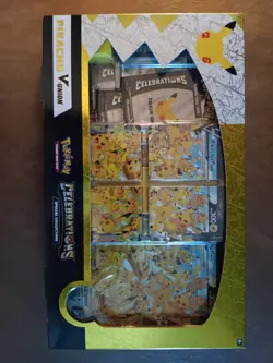 Pokemon Celebrations 25th Anniversary Pikachu V-union Premium Playmat Collection - Image 1
