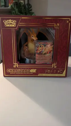 Pokemon TCG Charizard EX Super Premium Collection Figure Box New Sealed - Image 1
