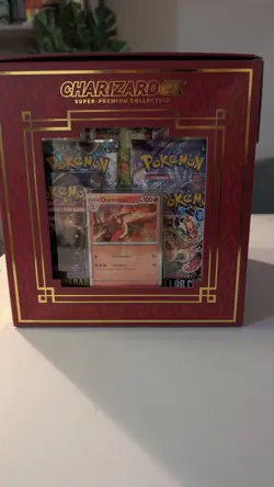 Pokemon TCG Charizard EX Super Premium Collection Figure Box New Sealed - Image 2