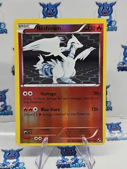 Reshiram Pokemon Black & White 26/114 Reverse Holo LP - Image 1