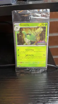 Sinistcha 022/167 Twilight Masquerade BEST BUY Stamp *Sealed* Promo Pokemon TCG - Image 1