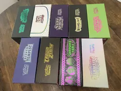 Lot 9 Pokemon TCG ETB Empty All Different Sets Elite Trainer Box No Duplicates - Image 2