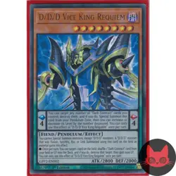 Yugioh D/D/D Vice King Requiem GFP2-EN002 Ultra Rare 1st Edition NM - Image 1