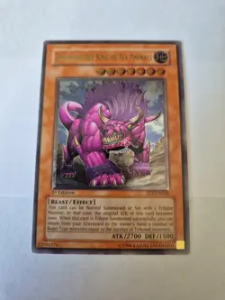 Behemoth King of all the Animals fet-en014 1st Ed Ultimate Rare Yu-Gi-Oh! - Image 1