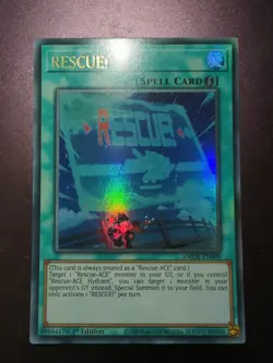 AMDE-EN009 - RESCUE! - Ultra Rare - 1st Edition - Yu-Gi-Oh! - Image 1