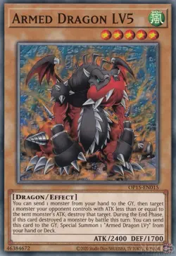 Armed Dragon LV5 - OP15-EN015 - Common - Unlimited Edition - Lightly Played - Image 1