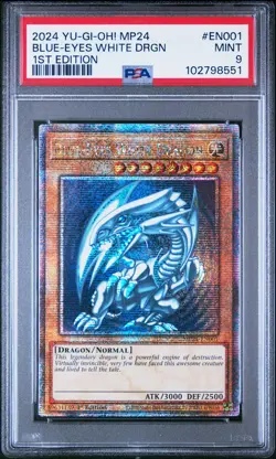 2024 YU-GI-OH! 25TH ANNIVERSARY DUELING MIRRORS BLUE-EYES WHITE DRAGON PSA 9 - Image 1