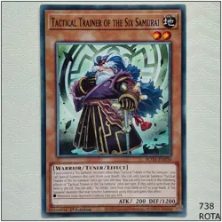 Tactical Trainer of the Six Samurai - ROTA-EN020 - Common 1st Edition Yugioh - Image 1