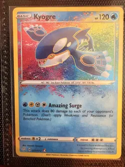 Kyogre 021/072 Shining Fates Pokemon Holo Card Near Mint Condition - Image 1