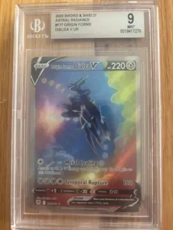 Origin Forme Dialga V 177/189 - Astral Radiance Pokemon TCG 2022 Holo Mint Card - Image 1