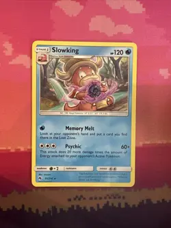 Pokemon Card Slowking Lost Thunder Rare 55/214 Near Mint - Image 1