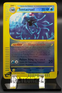 Pokemon TCG Card - Tentacruel 38/147 Aquapolis Reverse Holo Rare Vintage EReader - Image 1