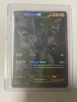 Pokemon TCG Black Bolt Zeckrom Ex 172/86 Card Near Mint - Image 2