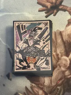 ONE PIECE Ink painting Gecko Moria doujin Card Sleeves 50ct - Image 1