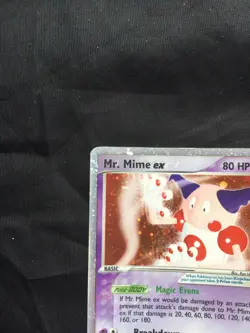 Pokemon Cards: EX FireRed and LeafGreen Rare Holo: Mr. Mime EX 111/112 - Image 3