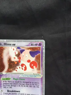 Pokemon Cards: EX FireRed and LeafGreen Rare Holo: Mr. Mime EX 111/112 - Image 4