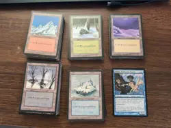 MtG Snow Cards Bulk Lot - Ice Age / Coldsnap - Image 1