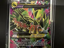 Mega Sceptile EX Full Art 85/98 Pokemon Card Ancient Origins Near Mint Minus NM- - Image 3