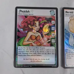 Neopets Cards Lot Assorted 03-2005 Jhuidah Holo Foil 8/100 Nereid Faerie 15/120 - Image 2