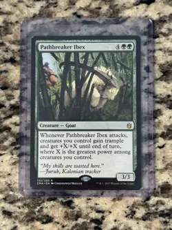 Pathbreaker Ibex - Light Play MTG Commander 2015 - Image 1