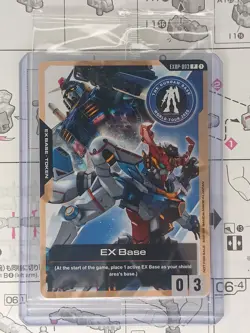 Brand New & Sealed Gundam Card Game World Tour 2025 English EX Base EXBP-003 - Image 1