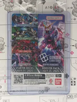 Brand New & Sealed Gundam Card Game World Tour 2025 English EX Base EXBP-003 - Image 2