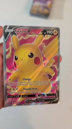 Pokemon TCG lot 4 cards Pikachu V Dragonite V Blaziken V Mimikyu V FULL ART - Image 3