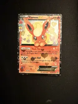 Pokemon TCG Flareon EX Holo Rare Card RC6/RC32 Generations Radiant Collection - Image 1