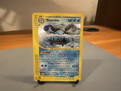 Pokemon 2002 Expedition Base Set Holo Card 4/165 Blastoise - Image 1