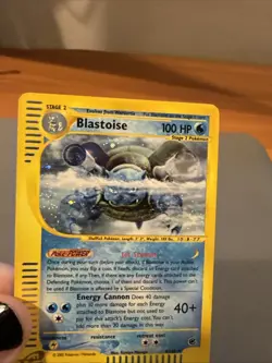 Pokemon 2002 Expedition Base Set Holo Card 4/165 Blastoise - Image 3