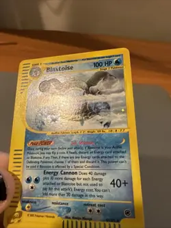Pokemon 2002 Expedition Base Set Holo Card 4/165 Blastoise - Image 5