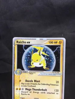 Pokemon Cards: EX Sandstorm Rare Holo: Raichu EX 98/100 - Image 2