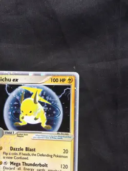 Pokemon Cards: EX Sandstorm Rare Holo: Raichu EX 98/100 - Image 4