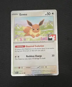 Eevee Pokemon Prize Pack Series 7 Promo Pokemon Card NM/LP Stamp - Image 1