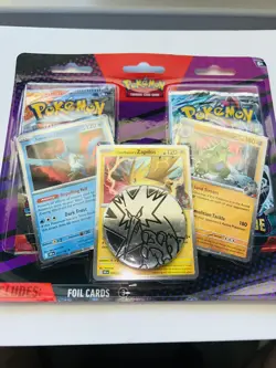 Pokemon 2 Pack Blister Pack - Team Rocket's Articuno, Zapdos & Tyranitar Cards - Image 1