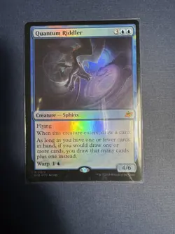 Quantum Riddler 0072 Edge of Eternities Foil Card Near Mint Condition - Image 1