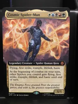Cosmic Spider-Man #271 EXTENDED NM/M MTG Spiderman Magic Card - Image 1