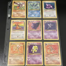 🔥Complete Non Holo Fossil set Pokemon Cards 1999 WOTC🔥 Pokemon Fossil no 16-62 - Image 1