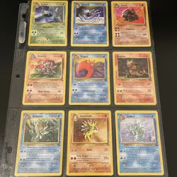 🔥Complete Non Holo Fossil set Pokemon Cards 1999 WOTC🔥 Pokemon Fossil no 16-62 - Image 3