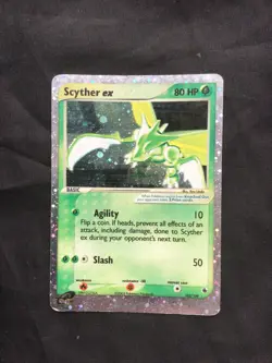 Pokemon Cards: EX Ruby and Sapphire Rare Holo: Scyther EX 102/109 - Image 1
