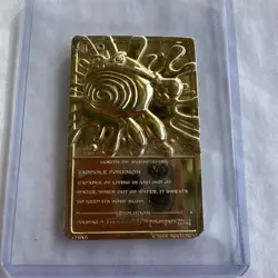 Pokemon Poliwhirl Limited Edition 23k Gold-Plated Trading Card - Image 2