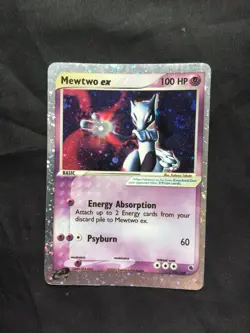 Pokemon Cards: EX Ruby and Sapphire Rare Holo: Mewtwo EX 101/109 - Image 1