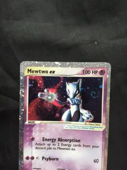 Pokemon Cards: EX Ruby and Sapphire Rare Holo: Mewtwo EX 101/109 - Image 2