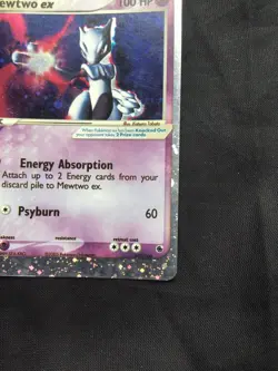 Pokemon Cards: EX Ruby and Sapphire Rare Holo: Mewtwo EX 101/109 - Image 5