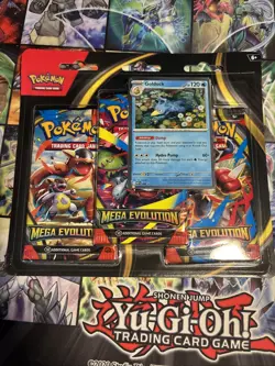 Pokemon Mega Evolution 3 Pack - Blister Factory Sealed (Golduck Promo) Cards - Image 1