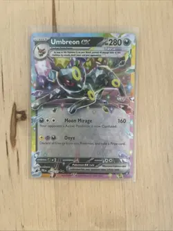 Pokemon TCG Umbreon EX 060/131 Double Rare Holo Card Prismatic Evolutions - Image 1