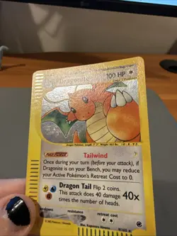 Pokemon TCG Dragonite Holo Rare Card Expedition Base Set 9/165 - Image 4