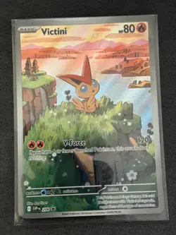 Victini 208 Pokemon Scarlet & Violet Promo Cards Illustration Rare - Image 1