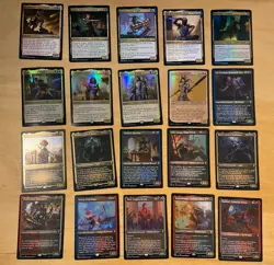 Magic The Gathering Lot Of 20 Battle For Baldur’s Gate GOLD Cards - Image 1
